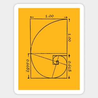 The Golden Spiral Sticker